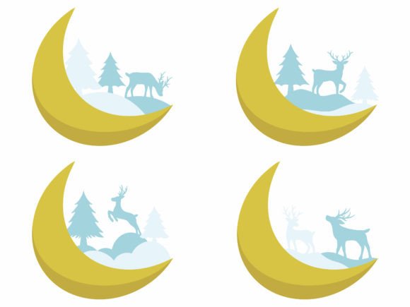 Christmas Background Crescent Moon Deer: A Practical Review for Handmade Sellers