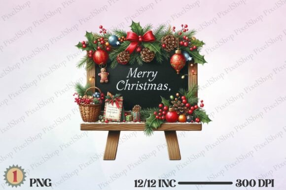 Christmas Blackboard Embroidery Review