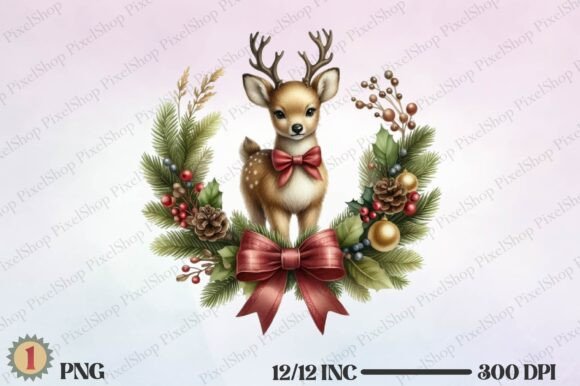 Christmas Coquette Bow Reindeer Freebies Review