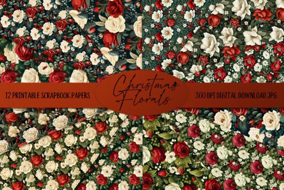 Christmas Floral Scrapbook Patterns: A Designer’s Review of Seasonal Illustrations