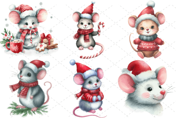 Christmas Mouse Sublimation Bundle: A Crafter’s Review of Seasonal Illustrations