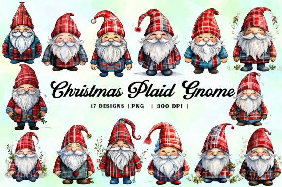 Christmas Plaid Gnome Clipart PNG Bundle: A Review for Illustrations Sellers