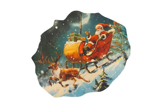 Christmas Sleigh Cut out PNG: A Review for Illustrations