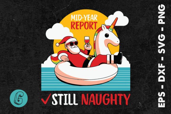 Funny Mid Year Report Christmas SVG: Illustrations for Blog Graphics