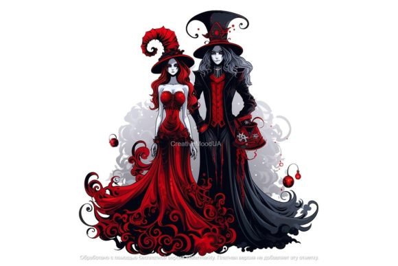 Gothic Christmas PNG Illustrations: A Brand Designer’s Review