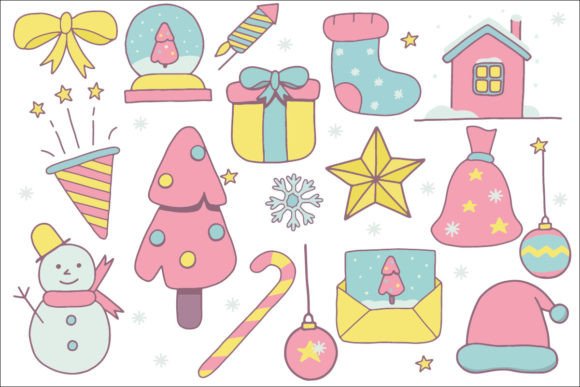 Review: 17 Christmas Stickers Illustrations