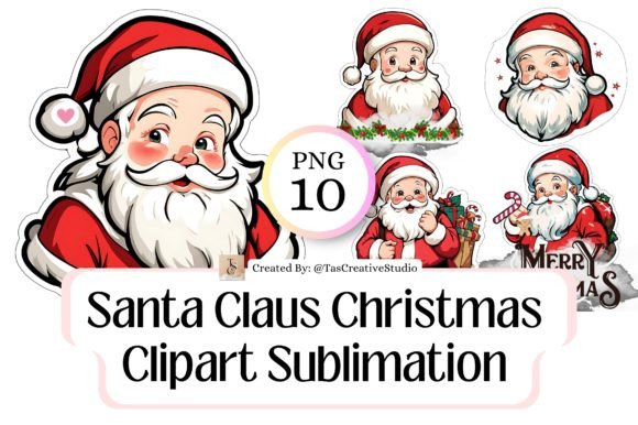 Santa Claus Christmas Sublimation: A Publisher’s Take on Seasonal Illustrations